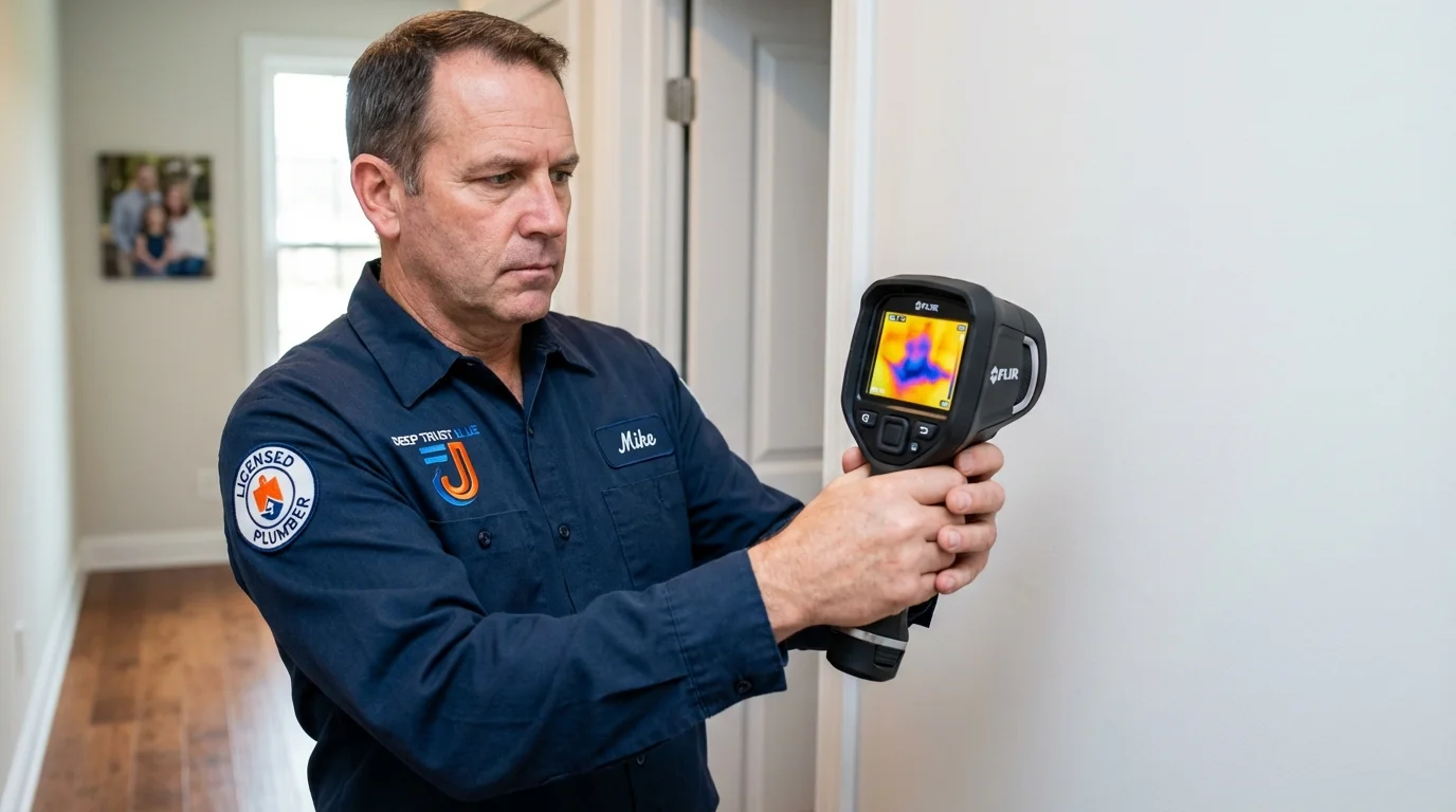 Thermal imaging leak detection by Johns Plumbing LLC in Forest Park